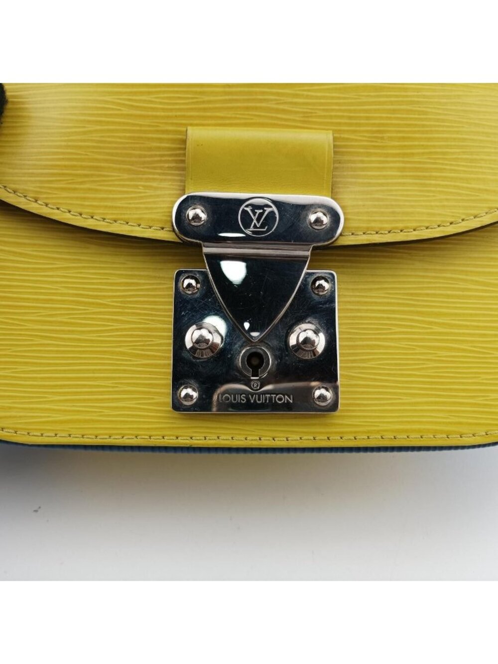★SOLD★ Louis Vuitton Eden PM Yellow Blue Epi Messenger Bag - Picture 12 of 15